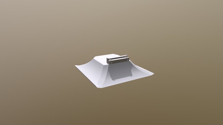 Japanese Structure Roof 3D Model