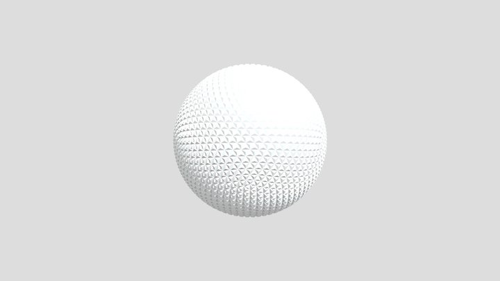 EPCOT Spaceship Earth Sphere (better version) 3D Model