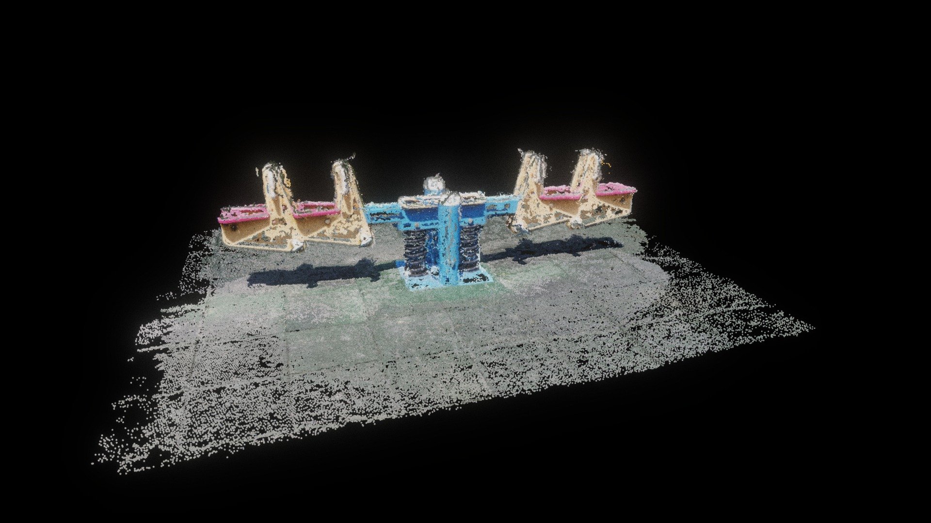 公園蹺蹺板_點雲 / Seesaw in the park_Point Cloud