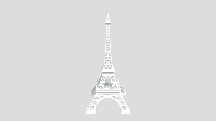Eiffel Tower 3D Model