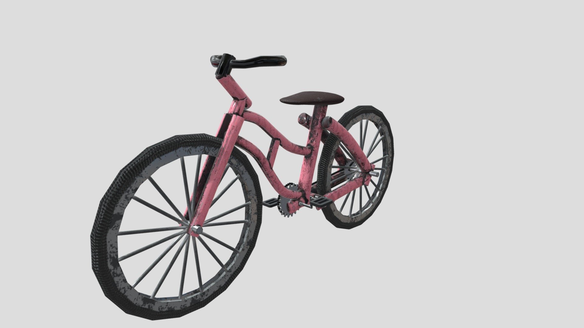Old Vintage Pink Bike