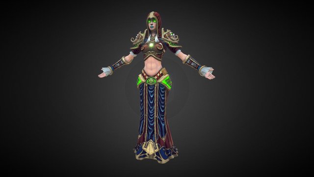 Female Character 3D Model