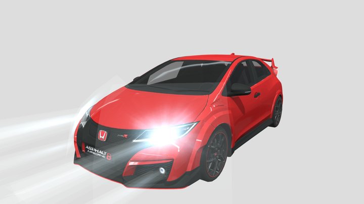 honda civic type r – Gratis 3D-model STL