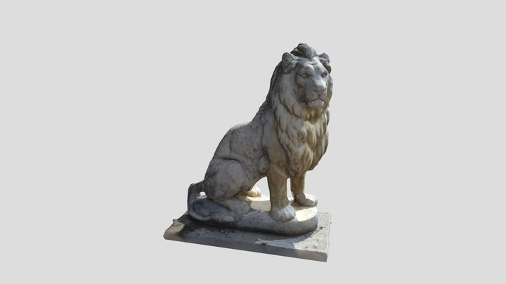 Lion_statue 3D Model