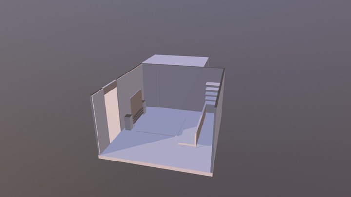 Simple Scene with just primatives 3D Model
