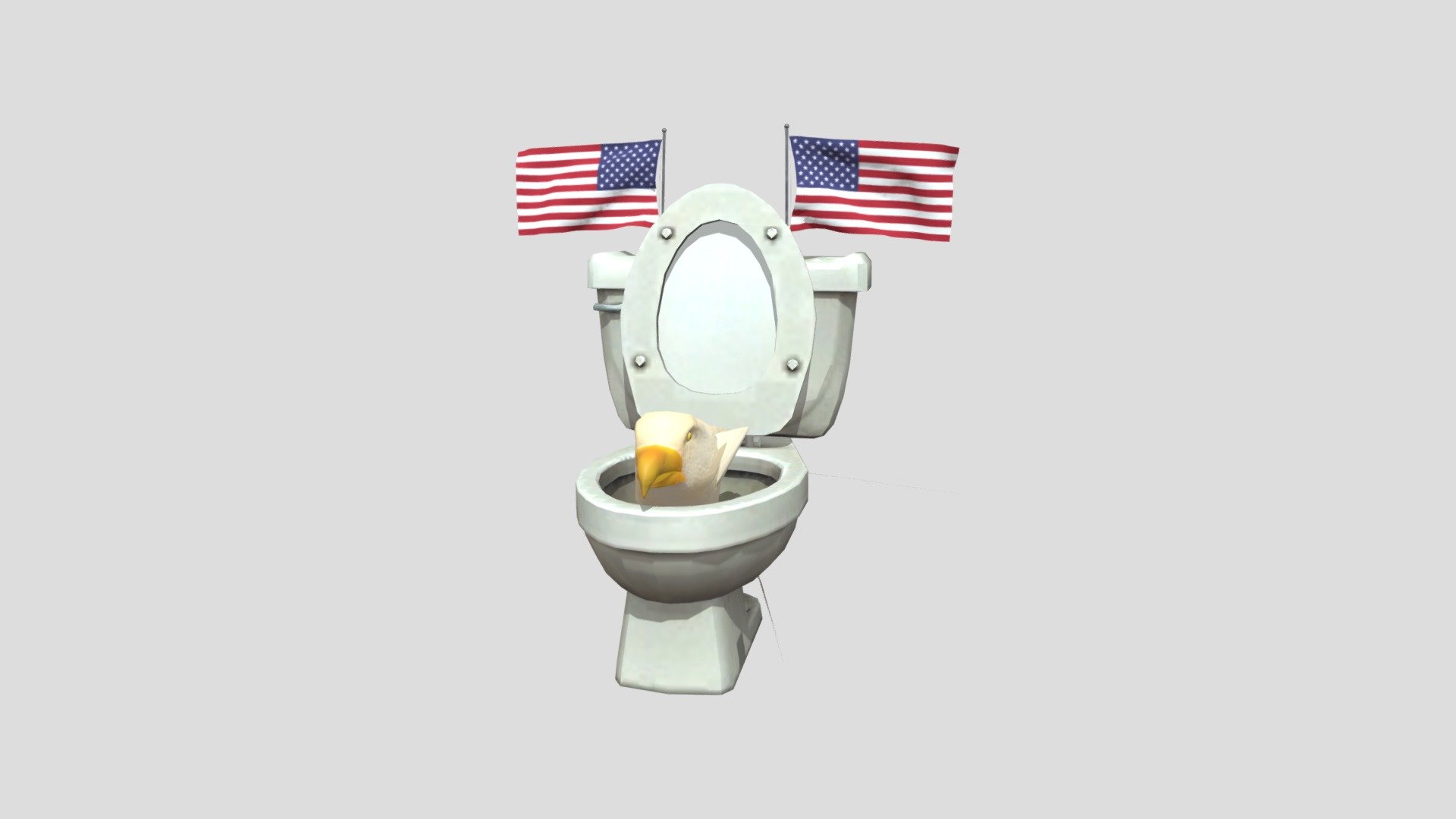 Eagle Skibidi Toilet - Download Free 3D model by LIROLISM (@LIROLISMM)  [0cf11bc]