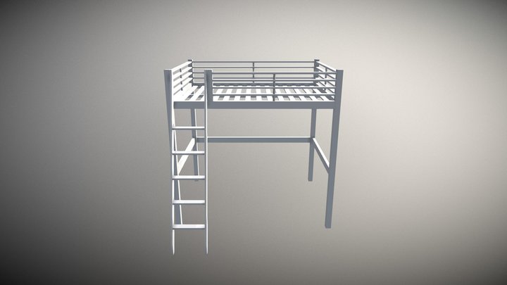 Fjelldal IKEA Loft Bed 3D Model