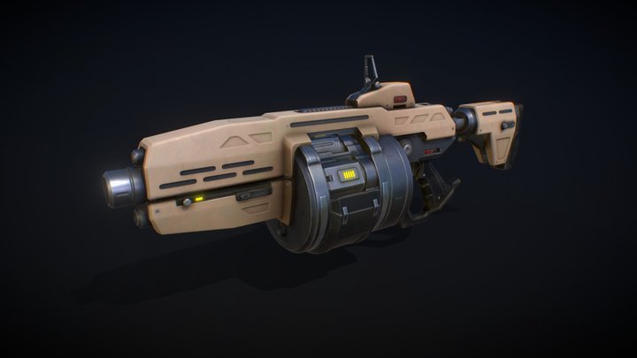 Grenade Launcher 3D Model