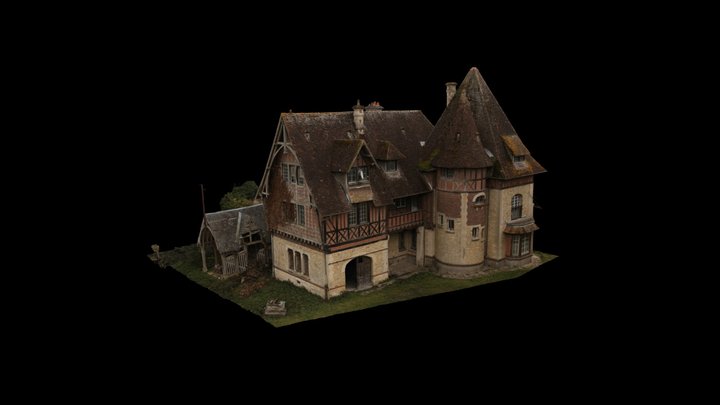 Maison de ferme normande 3D Model