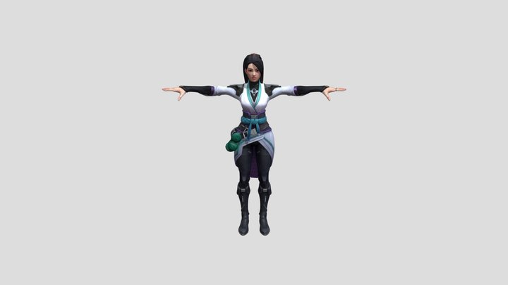 Sage (T-pose) – Kostenloses 3D-Modell STL
