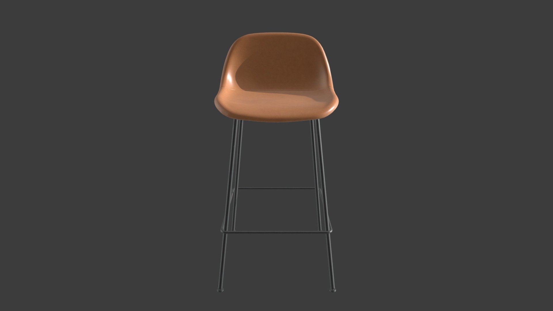 Muuto Fiber Counter Stool - Buy Royalty Free 3D model by TMRWinc ...