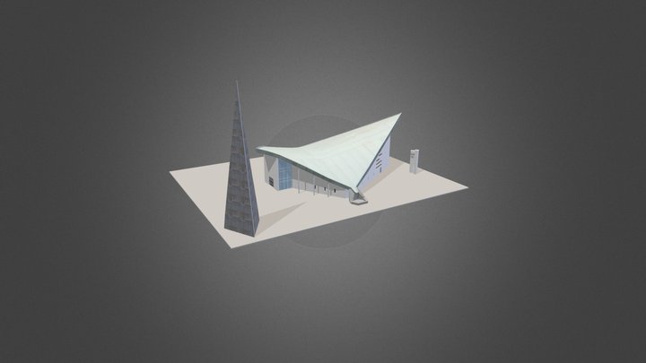 Villingen-Schwenningen (Villingen), St. Konrad 3D Model