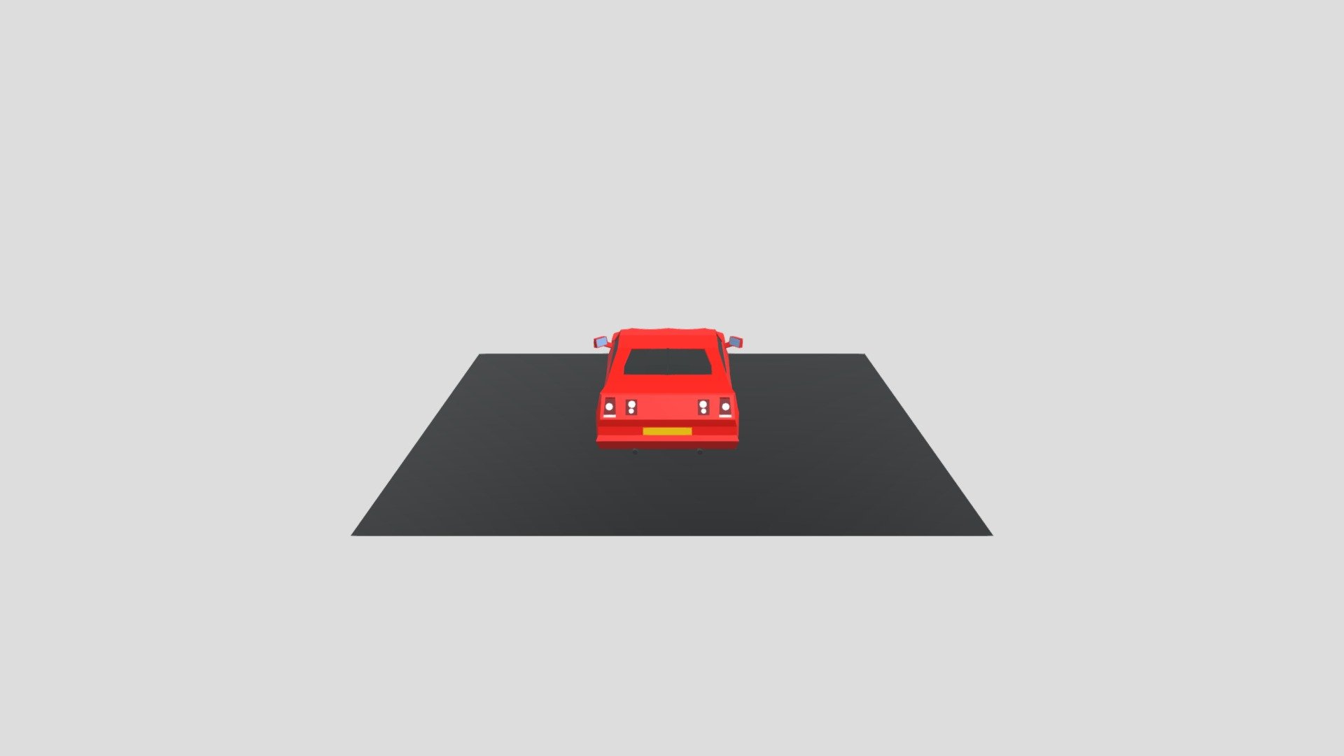 Low poly car