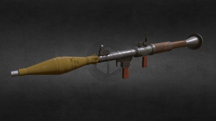 RPG7 3D Model