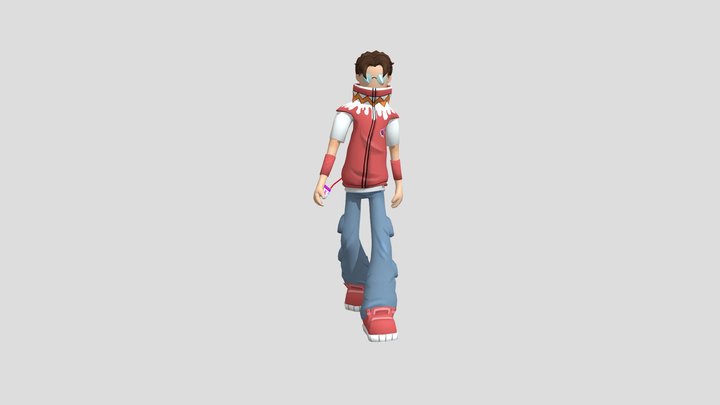 Modern/Present Runner Character 3D Model