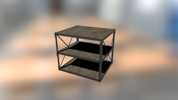 Industrial Shelves 3D Model