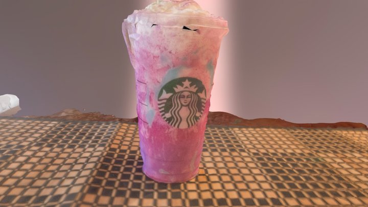 UNICORN FRAPUCCINO 3D Model