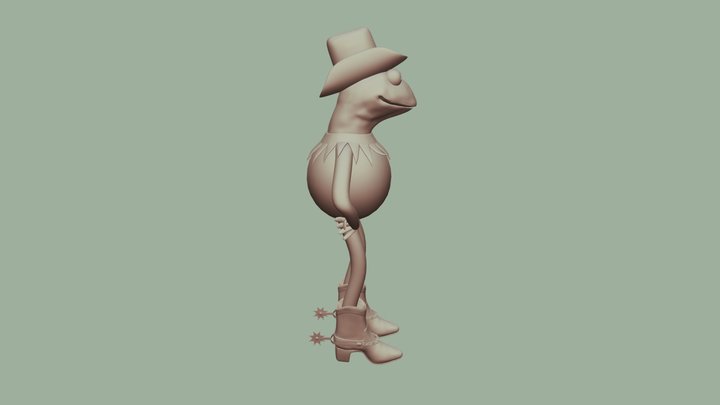 Fichier 3D gratuit Kermit la grenouille 🐸・Modèle à télécharger