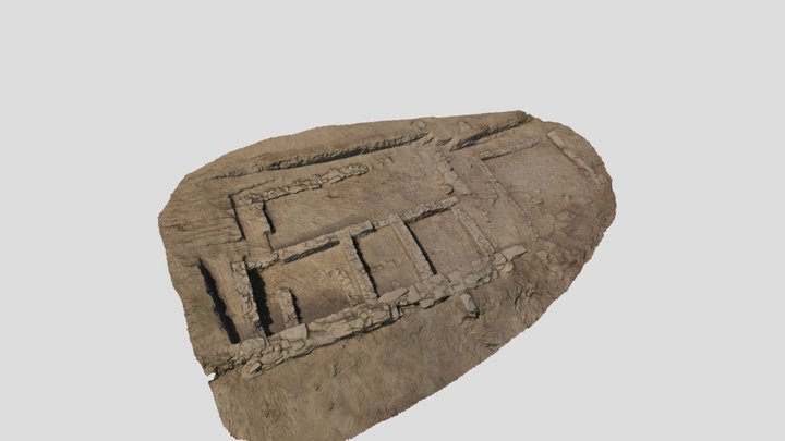Tram Nord-Est jaciment de Puig Ciutat 3D Model