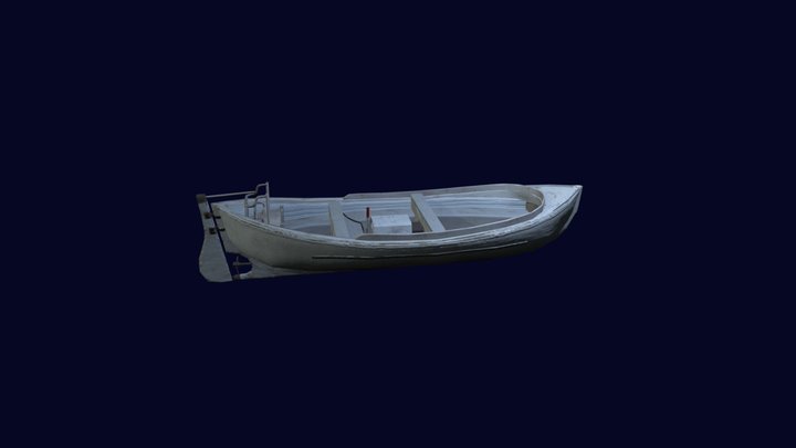 26 ft whaleboat 3D Model