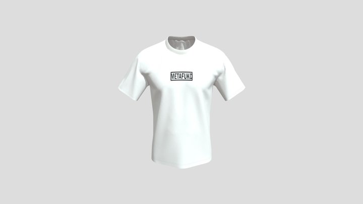 metafukd box logo T 3D Model