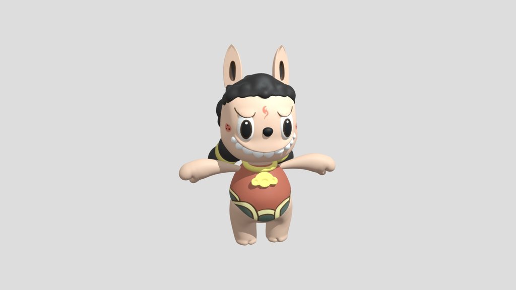 Labubu - A 3d Model Collection By Qq123456789 - Sketchfab