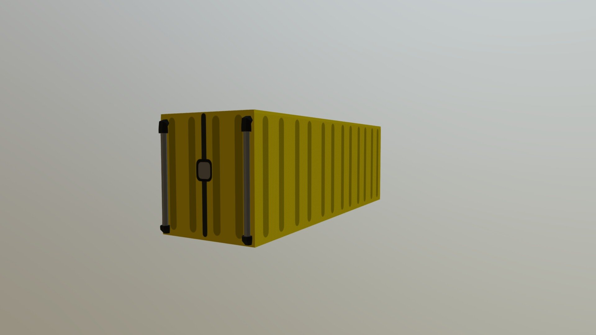 Shipping Container Yelllow