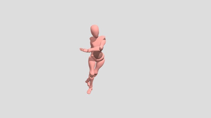 Hip Hop Dancing 3D Model