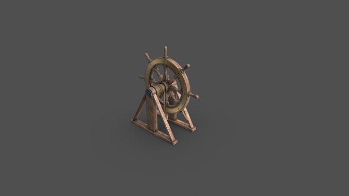 Steering wheel 3D Model