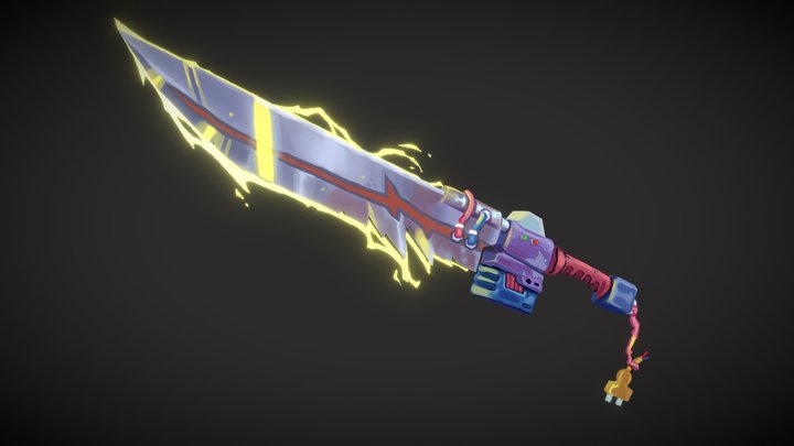 Eletric-Sword 3D Model