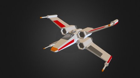 Ex.X-wing 3D Model