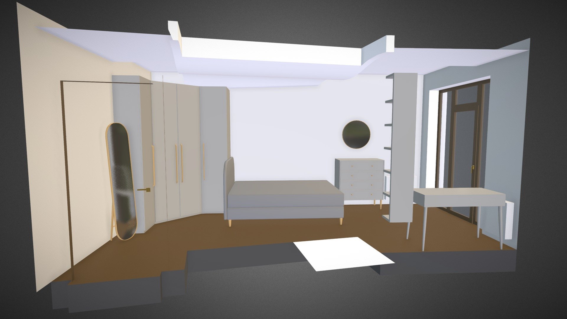 bedroom-furn1 test - 3D model by yury.m [0cfa86d] - Sketchfab