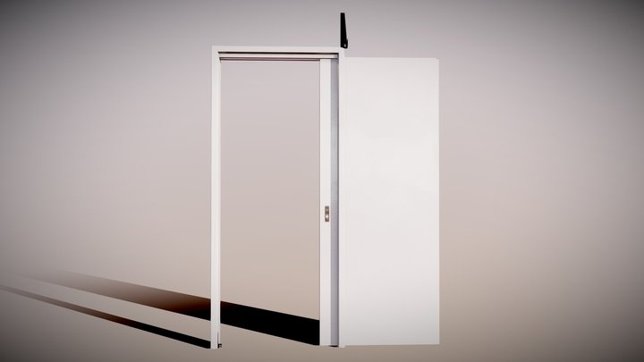 Parametric Cavity Sliding Door 3D Model