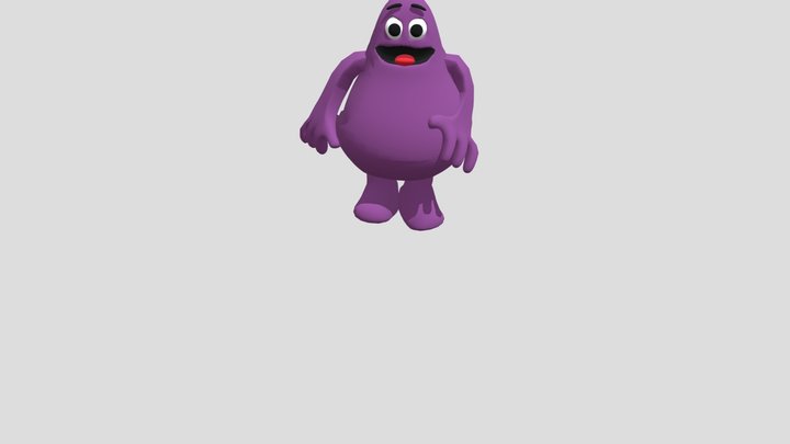 Grimace Shake 3D Model
