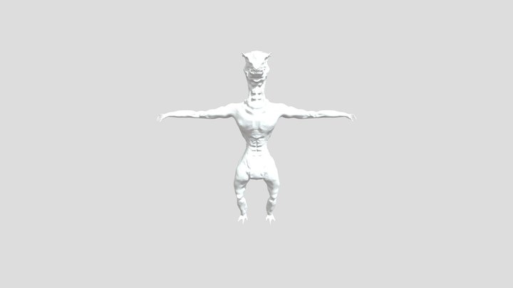 Lizardman 3D Model