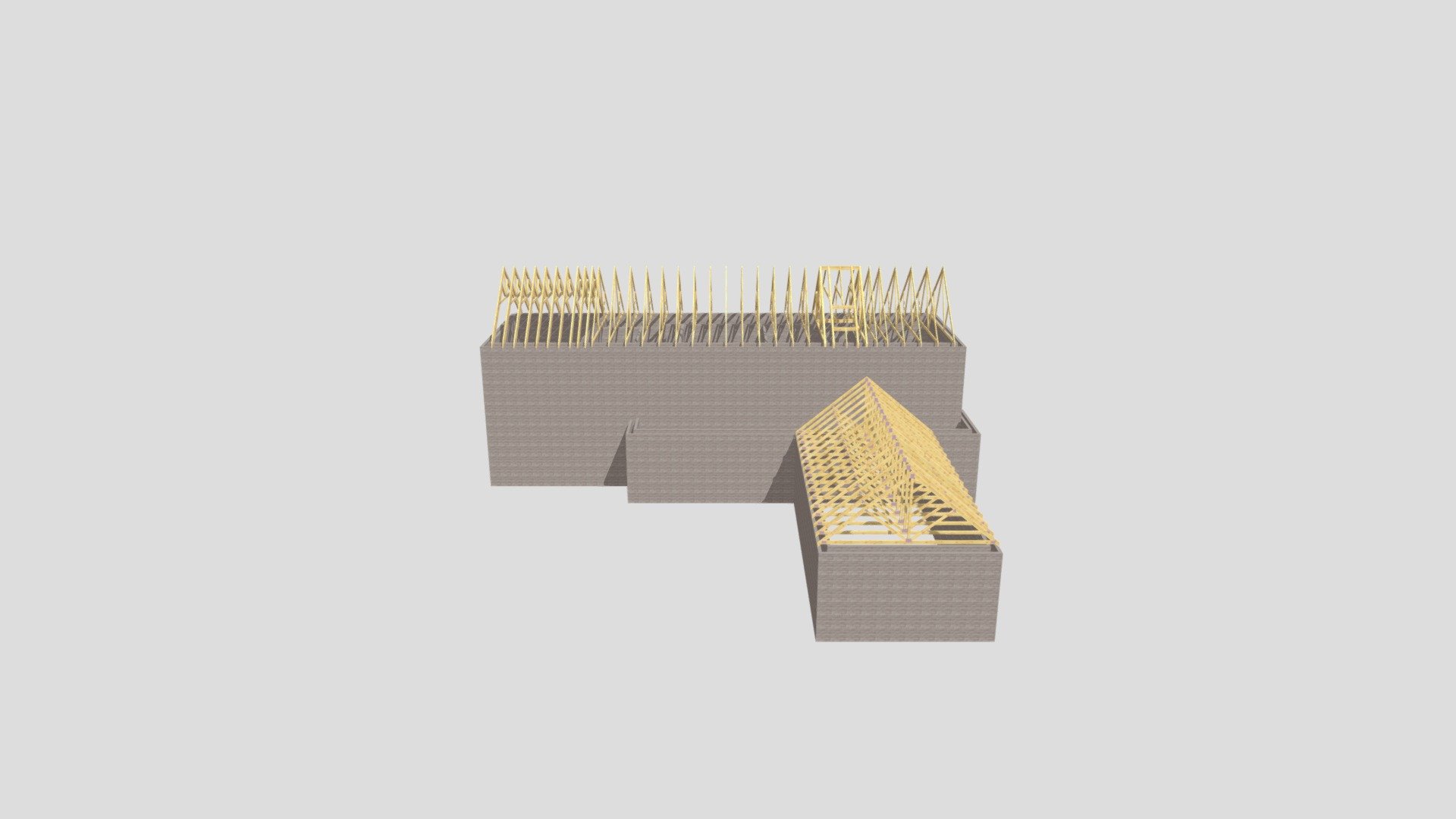 Higgens Roof Trusses - Download Free 3D model by Dermf [0cfd35a ...