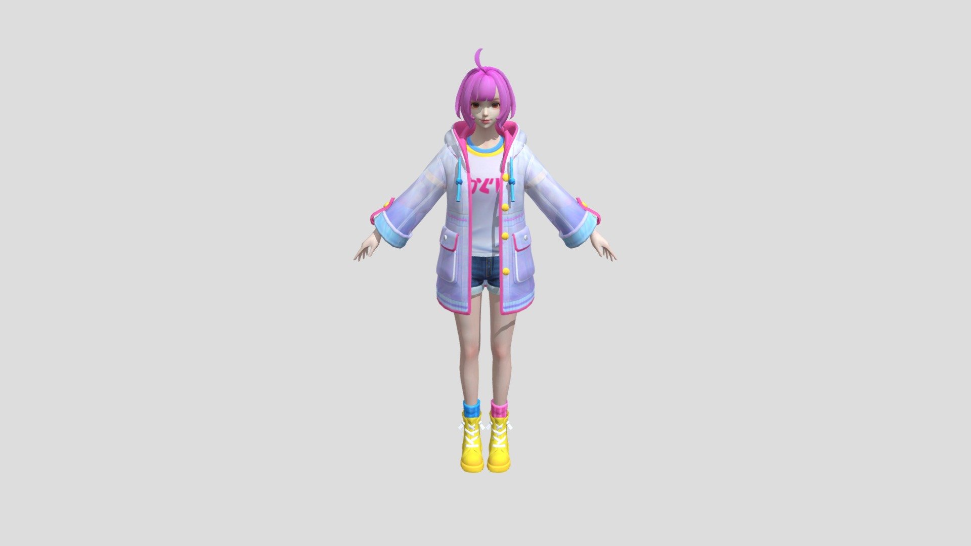 Kagura Rainy Walk - Download Free 3D model by Kyy.Mp4