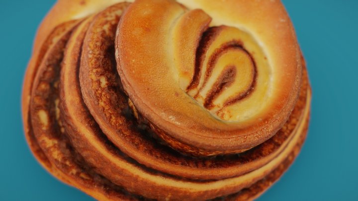 Cinnamon Roll - High Poly / Full Scan
