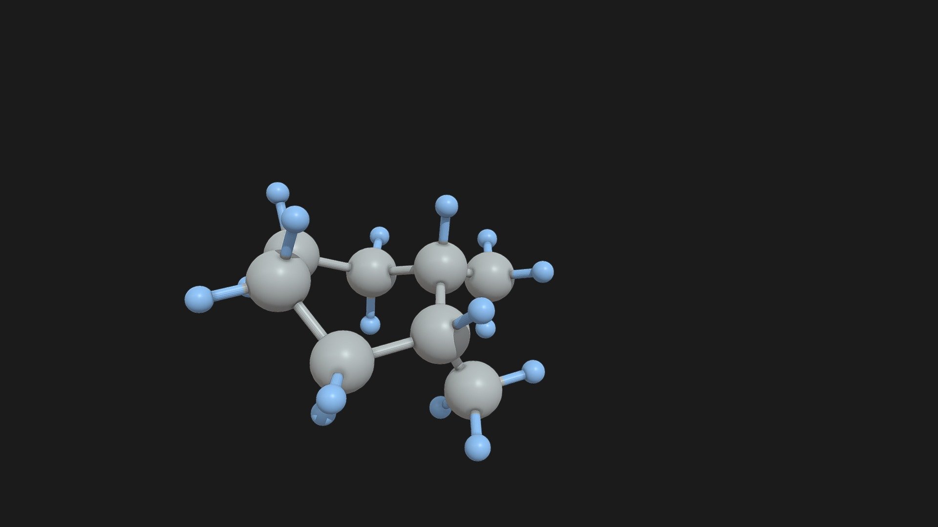 1,2-dimethylcyclohexane Boat