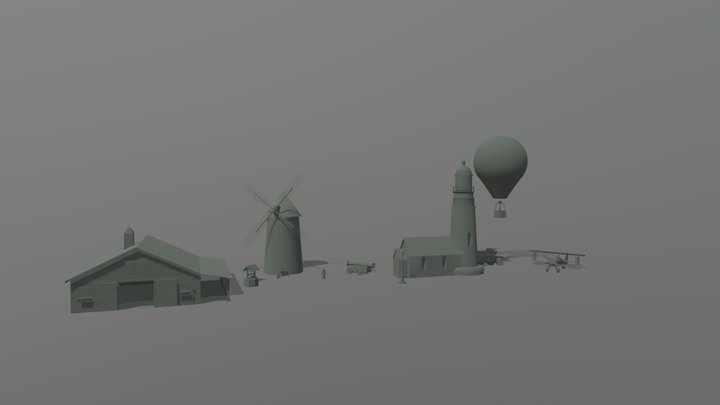 XYZ BLOCKING 3D Model