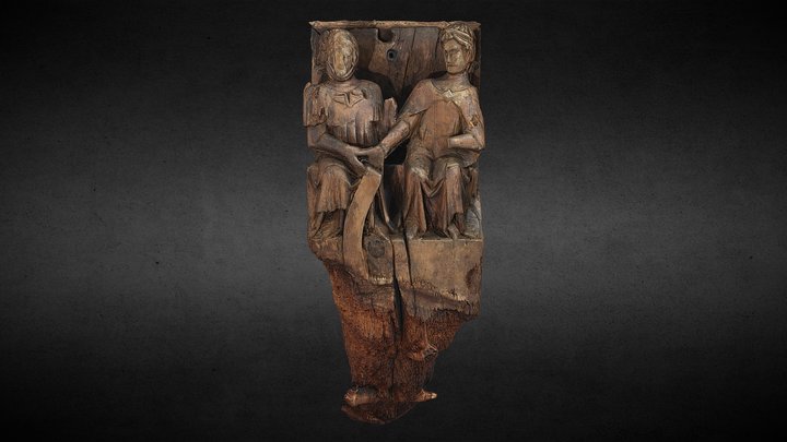 Mènsula dels Comtes d'Empúries (ca. 1336) 3D Model