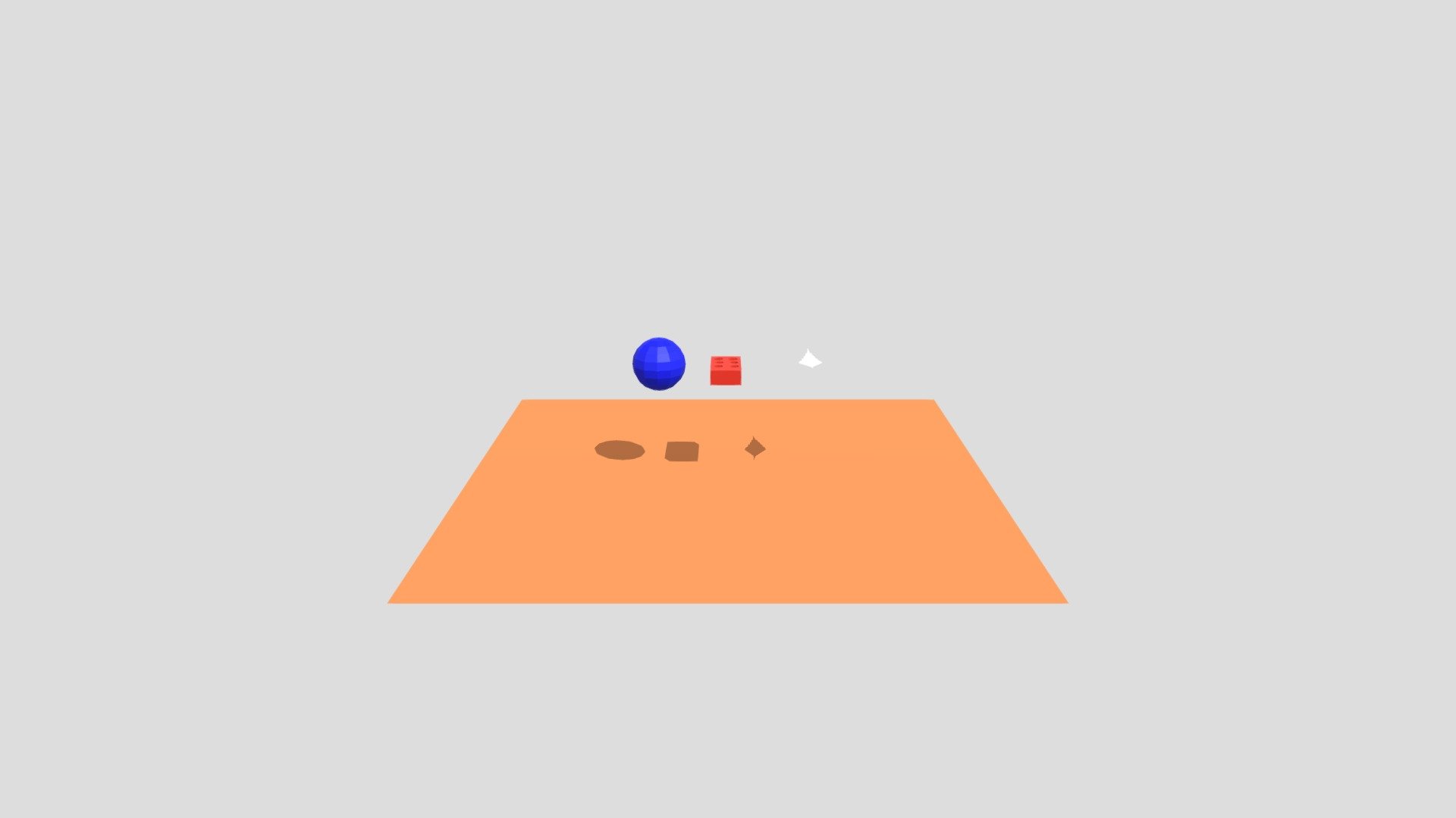 Ball, Brick, And feather drop animation