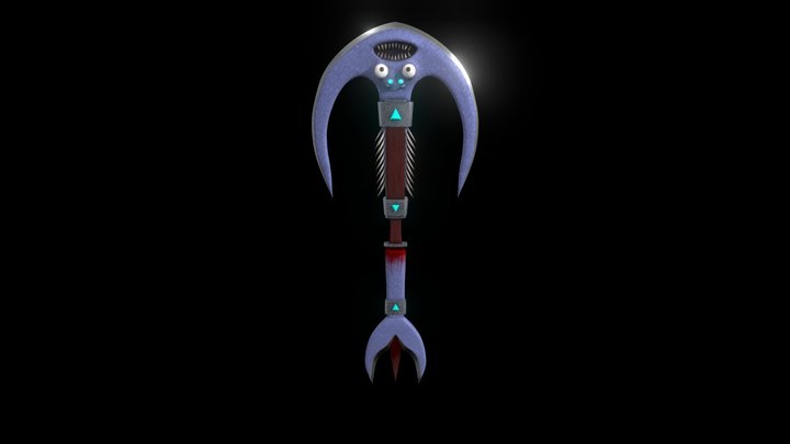Fish Axe 3D Model
