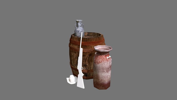 Taeymans_Amelie_Model_2MoreDetailedProps 3D Model