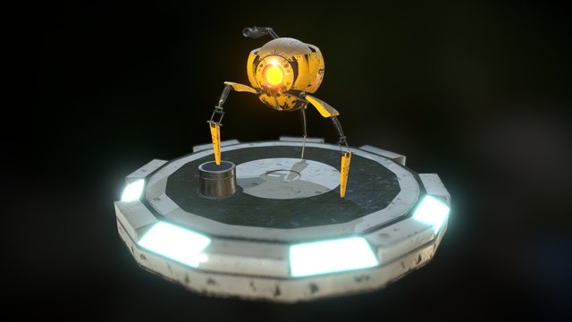 Aperture Drone v2.0147 (PBR) 3D Model