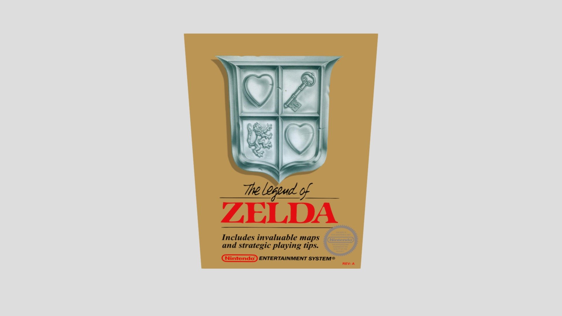 The Legend Of Zelda Nintendo NES Box - 3D model by eddie.ecklund ...