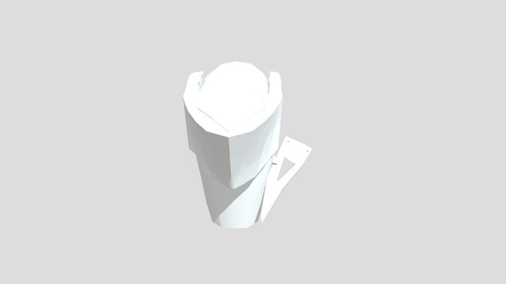 Robot helmet made by Deior 3D Model