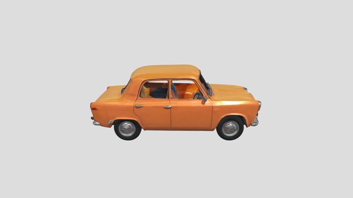 3D Peykan Car Model for Animation & Games 3D Model