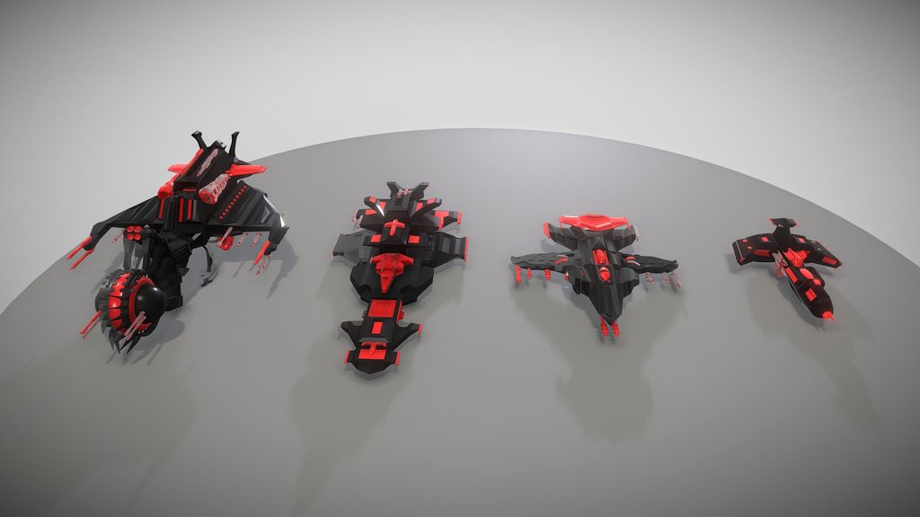 LowPoly Spaceships