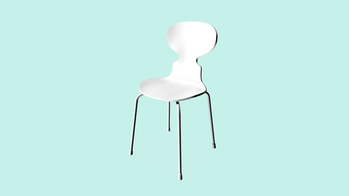 4-Legged Ant Chair 3D Model